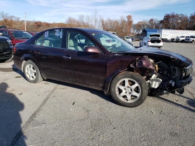 5NPEU46F06H069585 - 2006 HYUNDAI SONATA GLS BURGUNDY photo 4