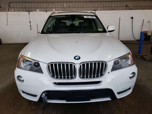 5UXWX9C53E0D25686 - 2014 BMW X3 XDRIVE28I WHITE photo 5