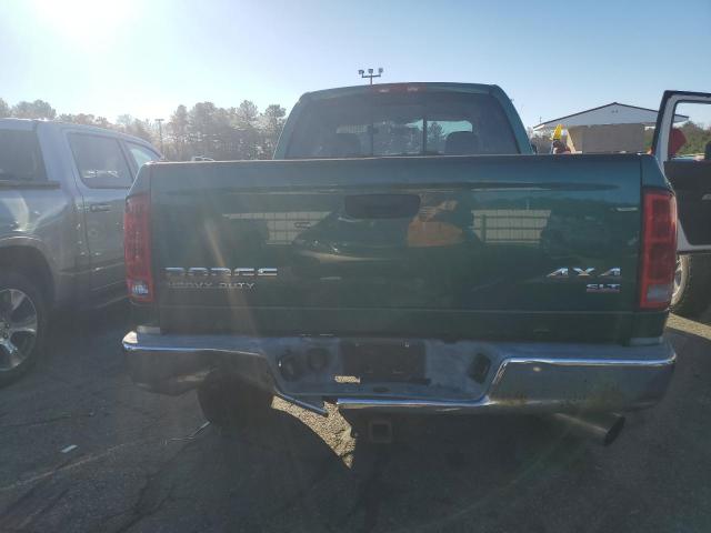 3D7KU28693G765604 - 2003 DODGE RAM 2500 ST GREEN photo 6