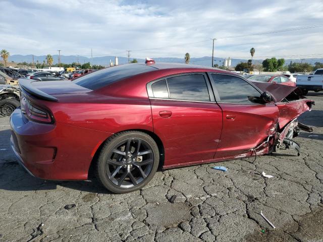 2C3CDXHG5MH616617 - 2021 DODGE CHARGER GT BURGUNDY photo 3