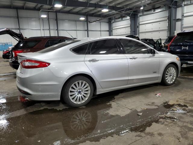 3FA6P0SU5DR351472 - 2013 FORD FUSION TITANIUM PHEV SILVER photo 3