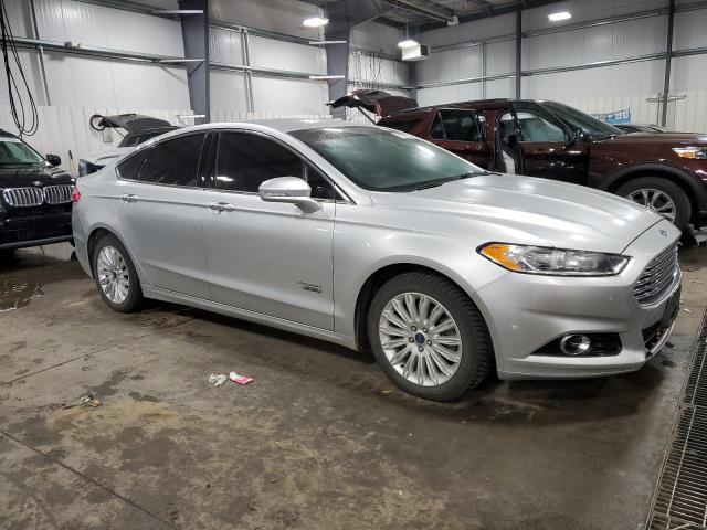 3FA6P0SU5DR351472 - 2013 FORD FUSION TITANIUM PHEV SILVER photo 4