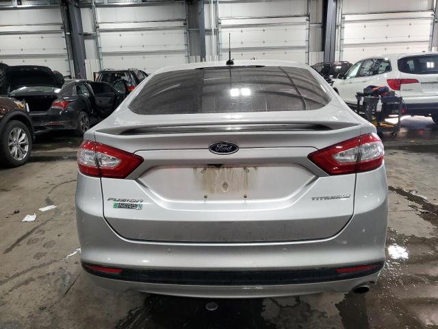 3FA6P0SU5DR351472 - 2013 FORD FUSION TITANIUM PHEV SILVER photo 6