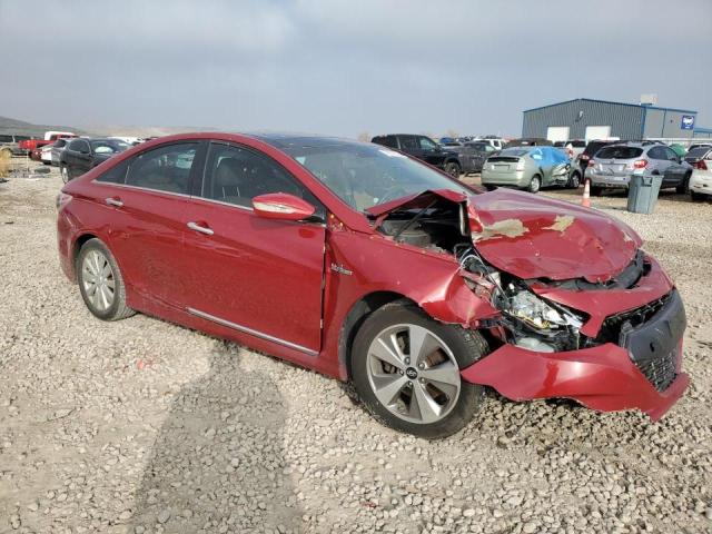 KMHEC4A41CA028227 - 2012 HYUNDAI SONATA HYBRID RED photo 4