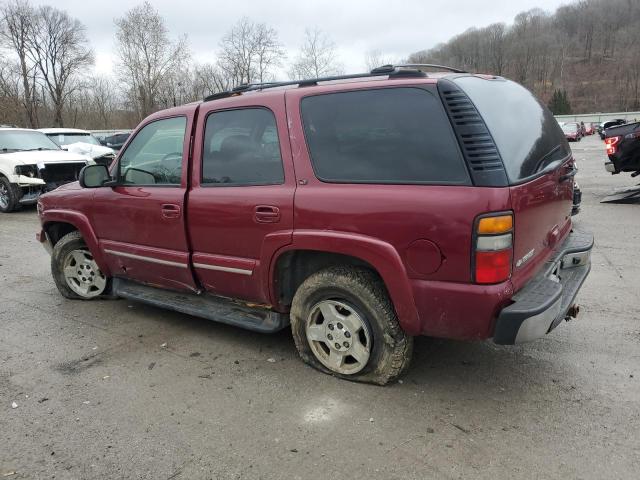 1GNEK13T34J243269 - 2004 CHEVROLET TAHOE K1500 BURGUNDY photo 2