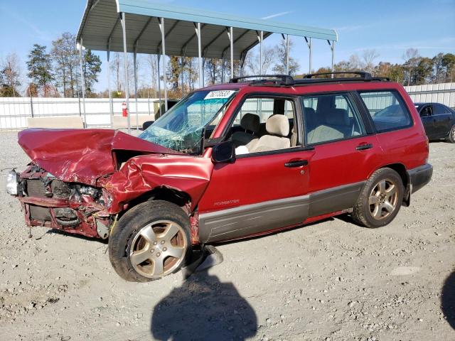 JF1SF6556XH704610 - 1999 SUBARU FORESTER S RED photo 1