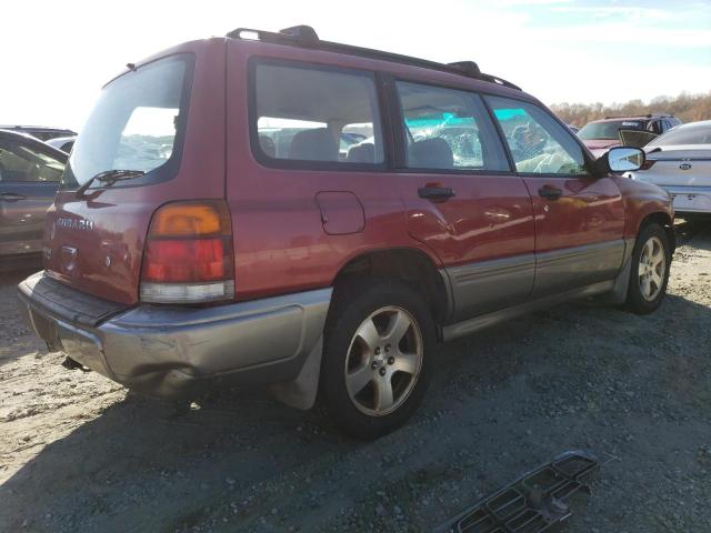 JF1SF6556XH704610 - 1999 SUBARU FORESTER S RED photo 3