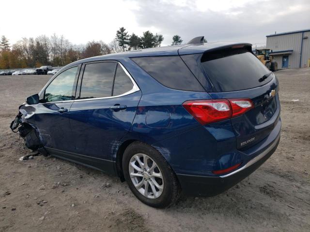 2GNAXUEVXK6279258 - 2019 CHEVROLET EQUINOX LT BLUE photo 2