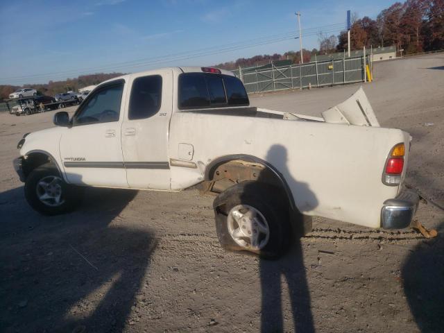 5TBBT4410YS057455 - 2000 TOYOTA TUNDRA ACCESS CAB თეთრი ფოტო 2