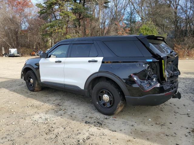 1FM5K8AB5NGA40244 - 2022 FORD EXPLORER POLICE INTERCEPTOR TWO TONE photo 2