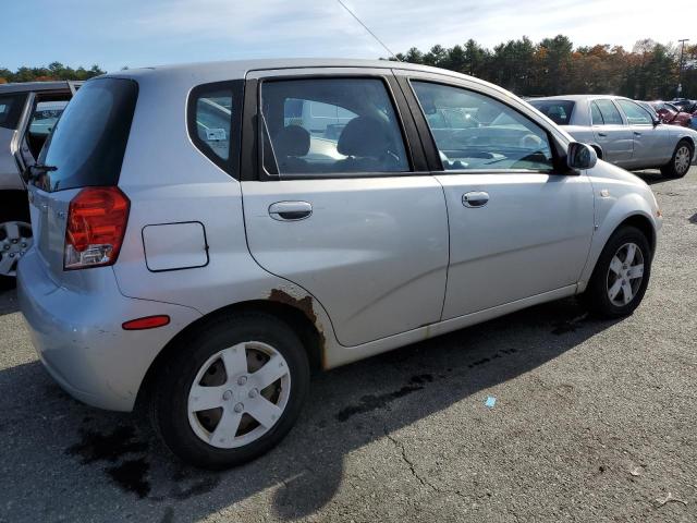 KL1TD66607B769247 - 2007 CHEVROLET AVEO BASE SILVER photo 3