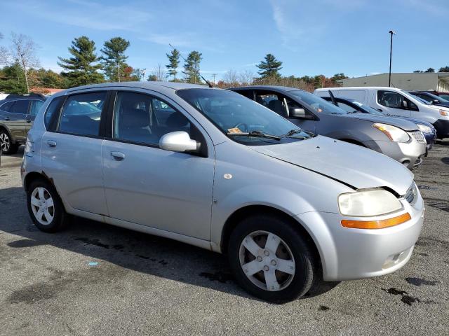 KL1TD66607B769247 - 2007 CHEVROLET AVEO BASE SILVER photo 4