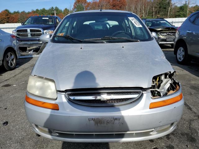 KL1TD66607B769247 - 2007 CHEVROLET AVEO BASE SILVER photo 5