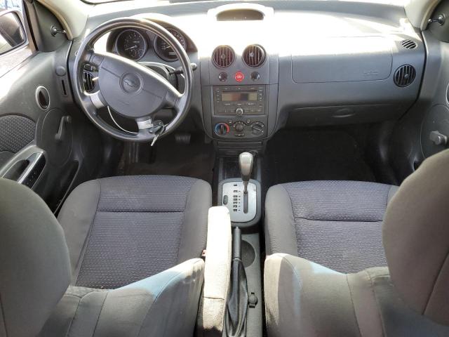 KL1TD66607B769247 - 2007 CHEVROLET AVEO BASE SILVER photo 8