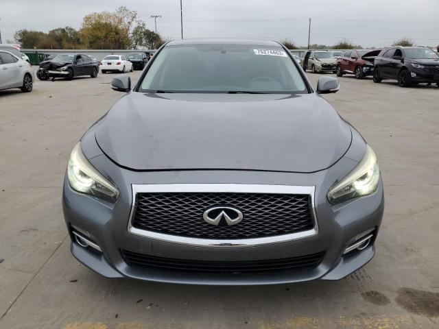 JN1BV7AP9FM346230 - 2015 INFINITI Q50 BASE GRAY photo 5