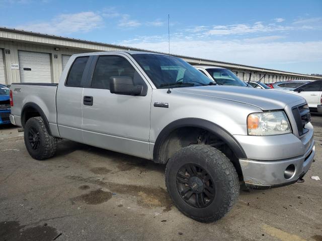 1FTRX14W68FB90757 - 2008 FORD F150 GRAY photo 4