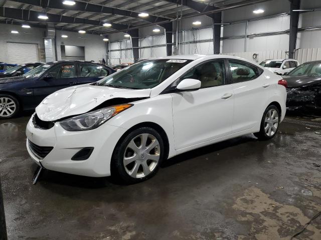 5NPDH4AE9DH348917 - 2013 HYUNDAI ELANTRA GLS WHITE photo 1