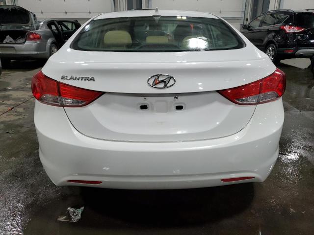 5NPDH4AE9DH348917 - 2013 HYUNDAI ELANTRA GLS WHITE photo 6