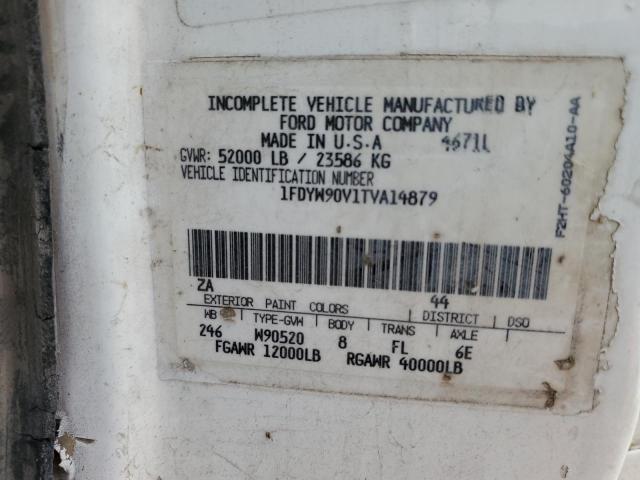 1FDYW90V1TVA14879 - 1996 FORD N-SERIES LNT9000 WHITE photo 10