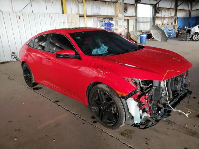 2HGFC2F74HH518848 - 2017 HONDA CIVIC EX RED photo 4