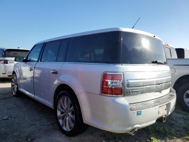 2FMGK5D8XEBD01575 - 2014 FORD FLEX LIMITED WHITE photo 2