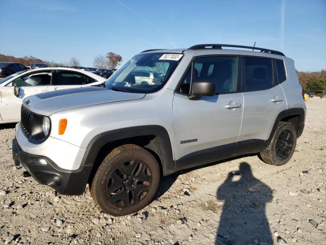 ZACNJBAB7KPK72781 - 2019 JEEP RENEGADE SPORT SILVER photo 1