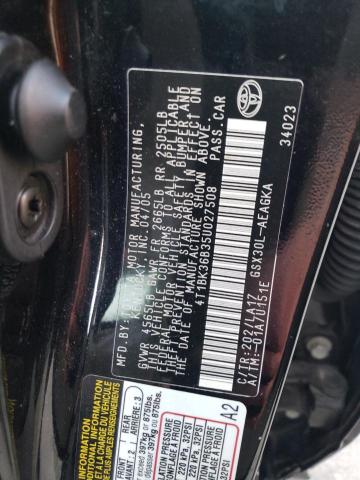 4T1BK36B35U027508 - 2005 TOYOTA AVALON XL BLACK photo 12