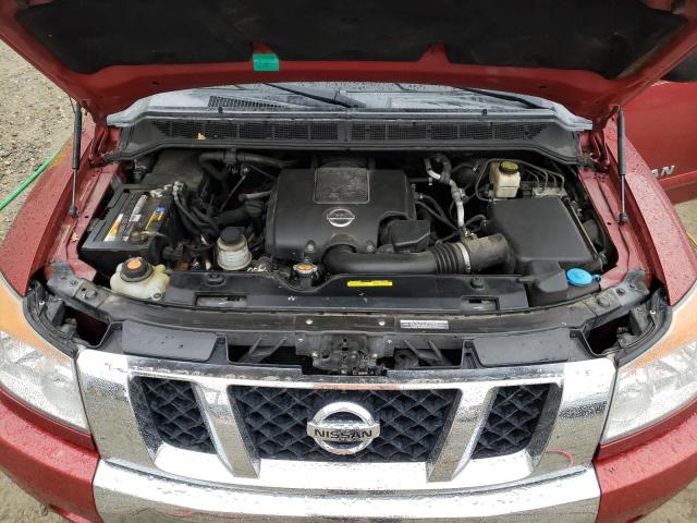 1N6BA0ED5FN512329 - 2015 NISSAN TITAN S RED photo 11