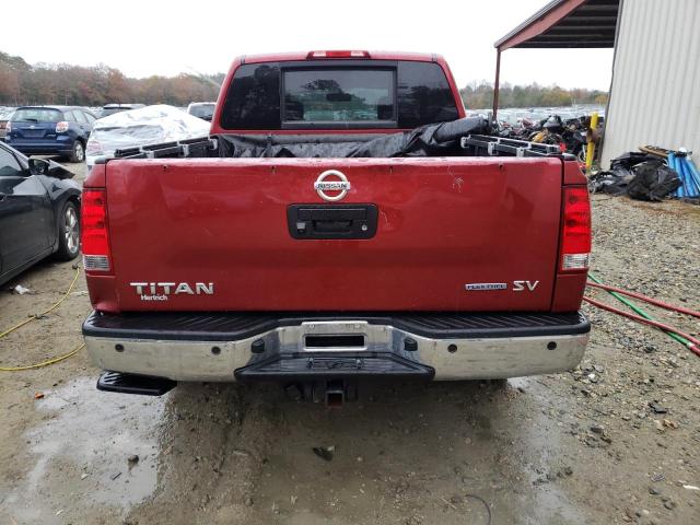 1N6BA0ED5FN512329 - 2015 NISSAN TITAN S RED photo 6