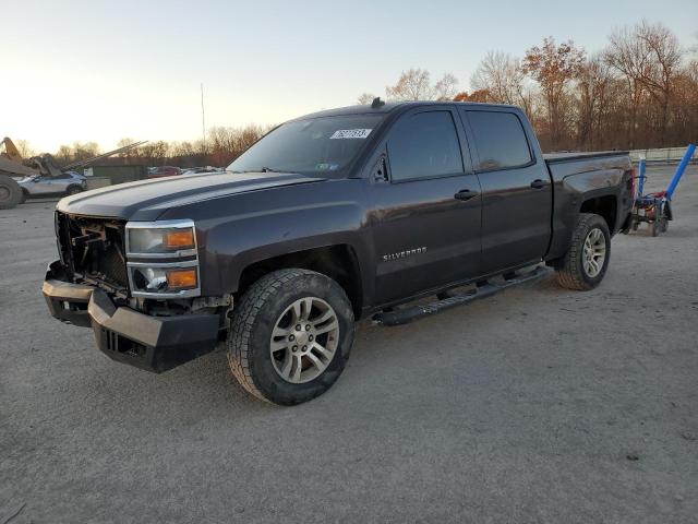 3GCUKREC9EG381076 - 2014 CHEVROLET SILVERADO K1500 LT CHARCOAL photo 1