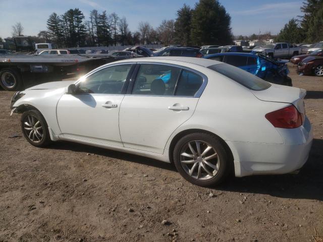 JNKBV61F17M812117 - 2007 INFINITI G35 WHITE photo 2