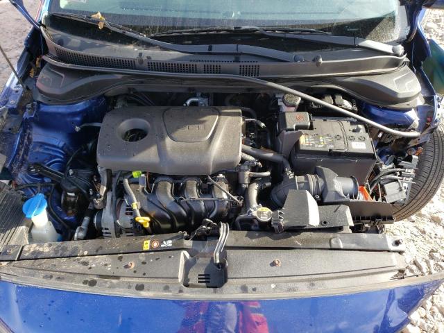 3KPC24A35JE011236 - 2018 HYUNDAI ACCENT SE BLUE photo 11