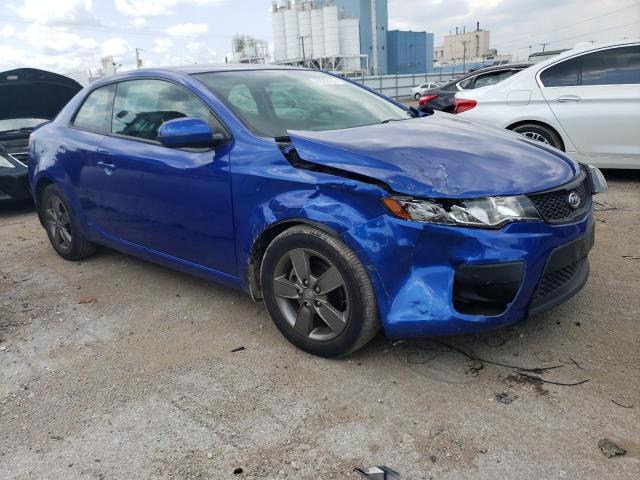 KNAFU6A24B5460167 - 2011 KIA FORTE EX BLUE photo 4