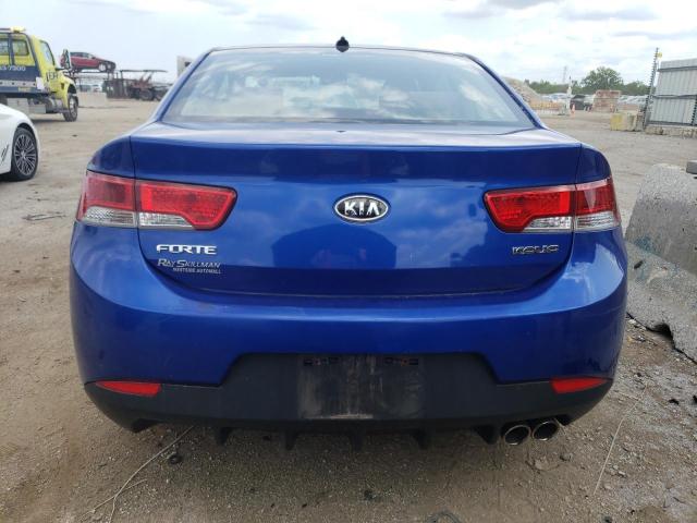 KNAFU6A24B5460167 - 2011 KIA FORTE EX BLUE photo 6