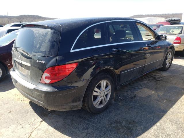 4JGCB22E48A083607 - 2008 MERCEDES-BENZ R 320 CDI BLACK photo 4