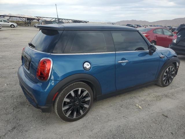 WMW53DH00N2R83229 - 2022 MINI COOPER S BLUE photo 3