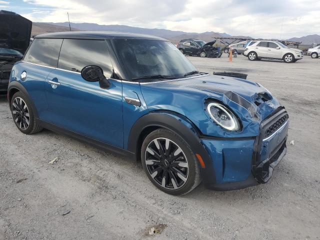 WMW53DH00N2R83229 - 2022 MINI COOPER S BLUE photo 4