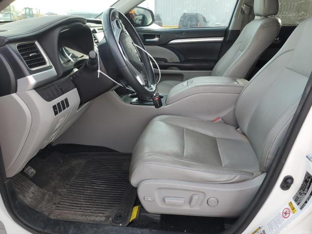 5TDJKRFH5GS338257 - 2016 TOYOTA HIGHLANDER XLE WHITE photo 7