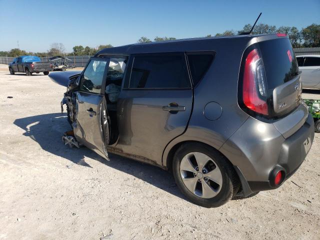 KNDJN2A23G7306645 - 2016 KIA SOUL GRAY photo 2