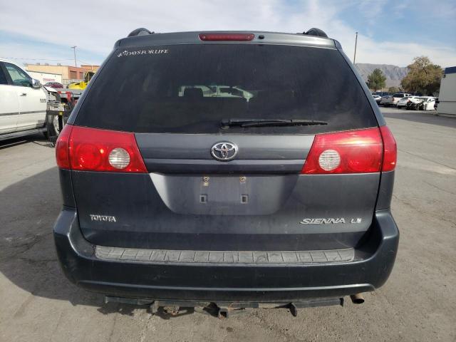 5TDZK23C28S140157 - 2008 TOYOTA SIENNA CE BLUE photo 6