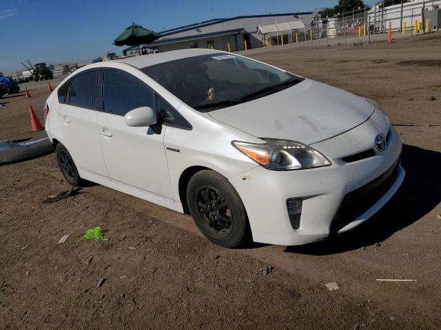 JTDKN3DU2F2004069 - 2015 TOYOTA PRIUS WHITE photo 4