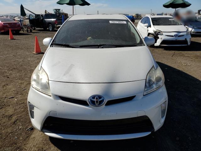 JTDKN3DU2F2004069 - 2015 TOYOTA PRIUS WHITE photo 5