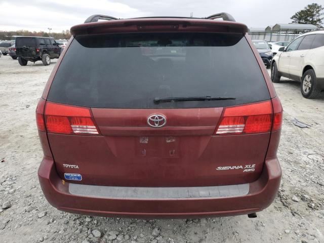 5TDBA22CX5S047209 - 2005 TOYOTA SIENNA XLE BURGUNDY photo 6