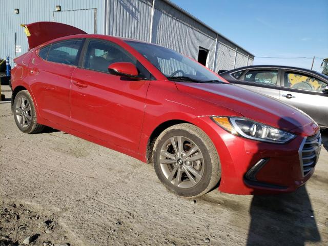 5NPD84LFXHH011085 - 2017 HYUNDAI ELANTRA SE RED photo 4