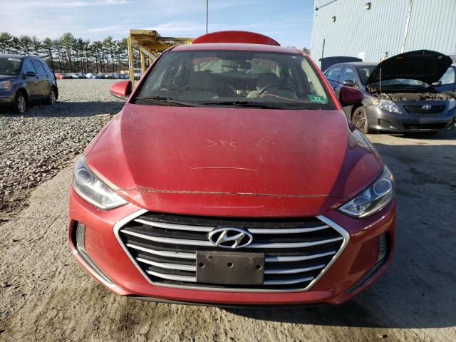 5NPD84LFXHH011085 - 2017 HYUNDAI ELANTRA SE RED photo 5