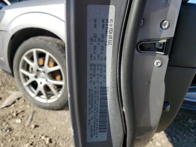 3C4PDDEG0HT505423 - 2017 DODGE JOURNEY GT SILVER photo 12