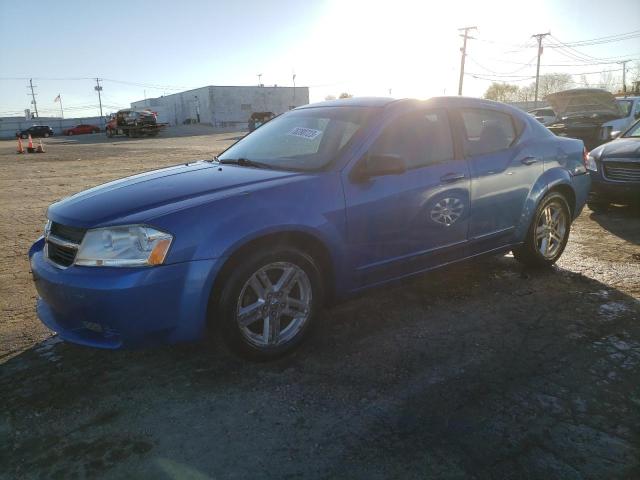 1B3LC56K38N611926 - 2008 DODGE AVENGER SXT BLUE photo 1