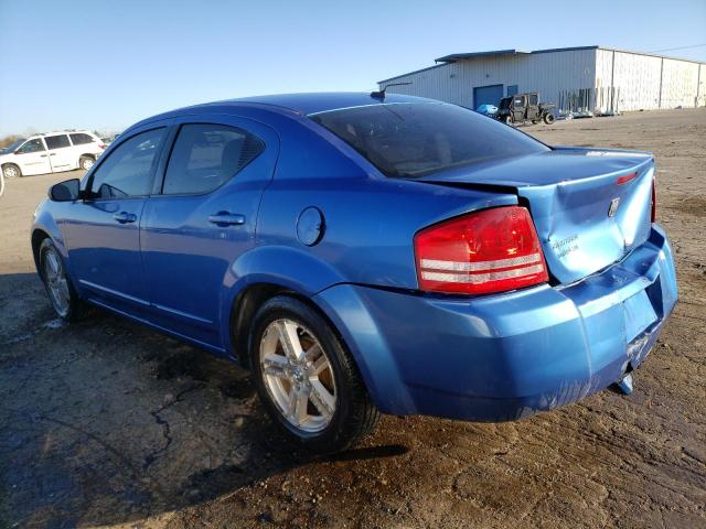 1B3LC56K38N611926 - 2008 DODGE AVENGER SXT BLUE photo 2