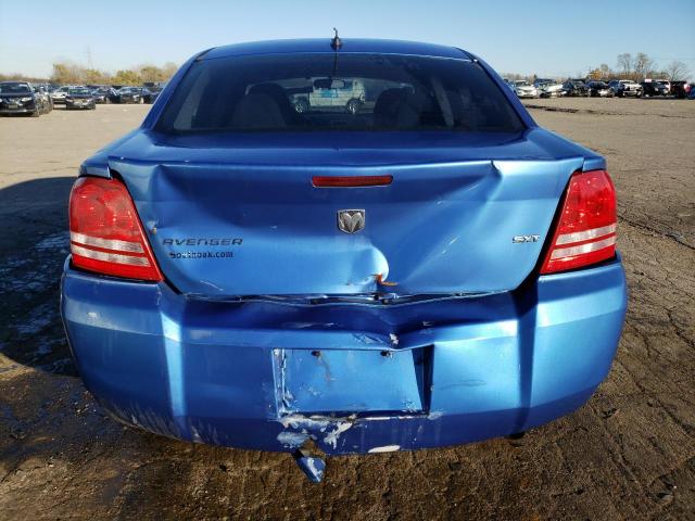 1B3LC56K38N611926 - 2008 DODGE AVENGER SXT BLUE photo 6