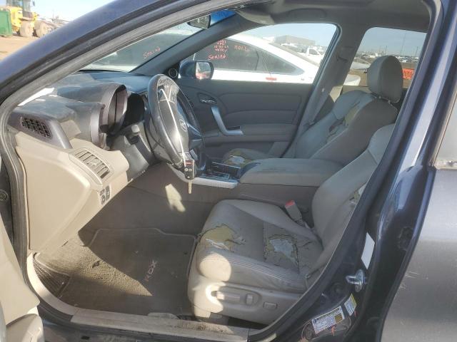 5J8TB18217A006401 - 2007 ACURA RDX GRAY photo 7